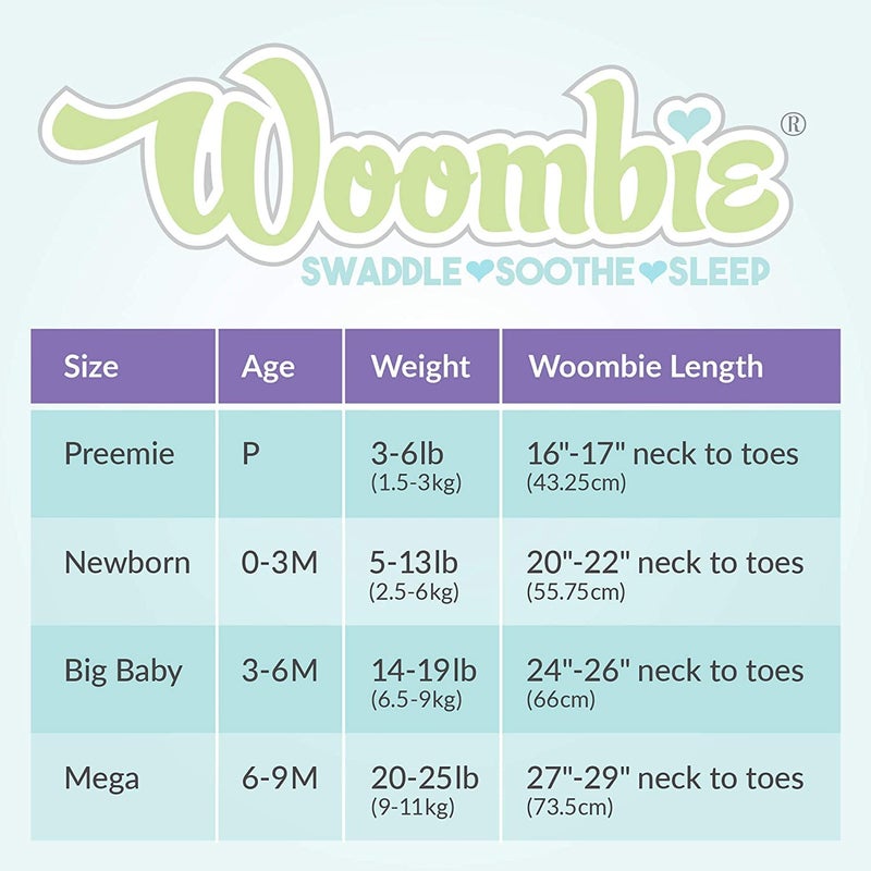 Woombie بطانيات لف الأطفال القابلة للتحويل من وومبي، لون نعناع، 14-19 رطل - Image 5